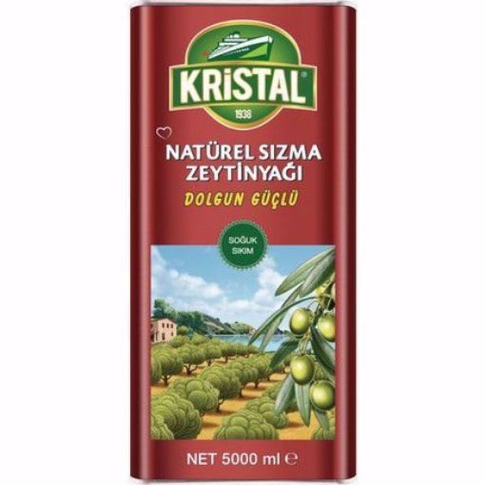 KRİSTAL DOLGUN GÜÇLÜ NATUREL SIZMA Z.YAĞI 5 LT